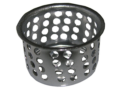 03-1315 1.5 In. Dia. Chrome Crumb Cup Strainer - Pack Of 6