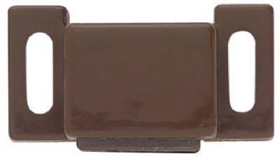 C08132v-br-p2 1.25 In. Diameter, Brown Magnetic Catch With Strike - Pack Of 12