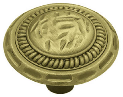 P775a0h-ab-c 1.37 In. Diameter, Antique Brass, Sundial Round Knob - Pack Of 12