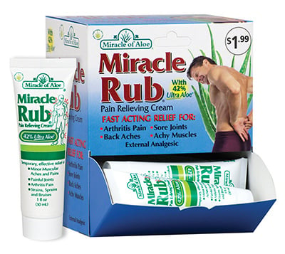 01008 Miracle Pain Relieving Rub, Pack Of 12