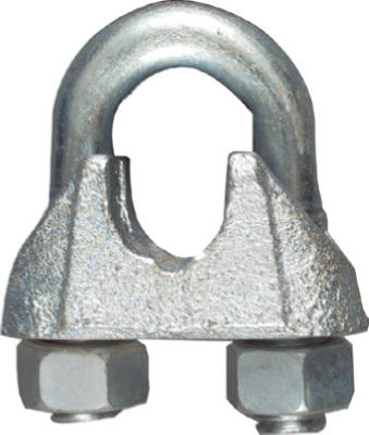 N248-336 0.62 In. Zinc Wire Cable Clamp, Pack Of 5