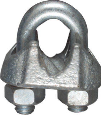 N248-302 0.31 In. Zinc Wire Cable Clamp, Pack Of 10