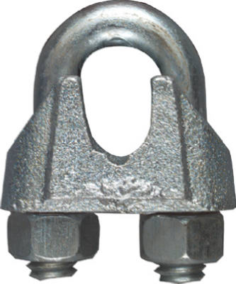 N248-310 0.38 In. Zinc Wire Cable Clamp, Pack Of 10