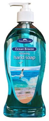 Personal Care 92249-5 Ocean Breeze Liquid Hand Soap With Pump - 15 Oz., Pack Of 12