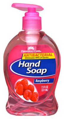 Personal Care 90664-8 Raspberry Anti-bacterial Liquid Hand Soap - 7.5 Oz., Pack Of 12