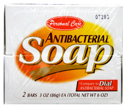 Personal Care 92080-4 Antibacterial Soap - 3 Oz., 2 Pack, Pack Of 12