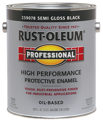 UPC 020066161224 product image for Rust-Oleum 239078 Semi-Gloss Black Enamel Coating Gallon - Pack Of 2 | upcitemdb.com