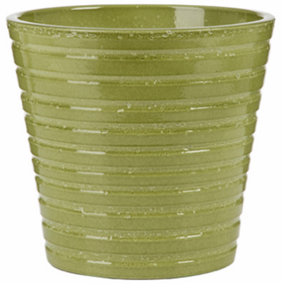 55688 Moss Round Ceramic Indoor Planter, 4.25 in. - Pack Of 9