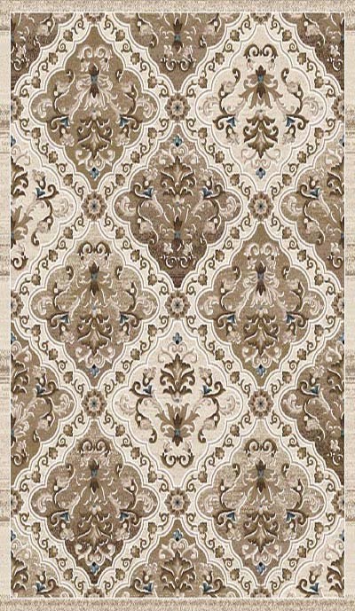 5 X 8 Mystiq High End Drop Stitch Woven Rug - Champagne Fume & Chocolate