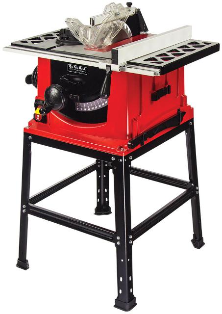General International TS4001 10 in. - 13a Motor Table Saw With Stand General International TS4001 10 in. - 13a Motor Table Saw With Stand