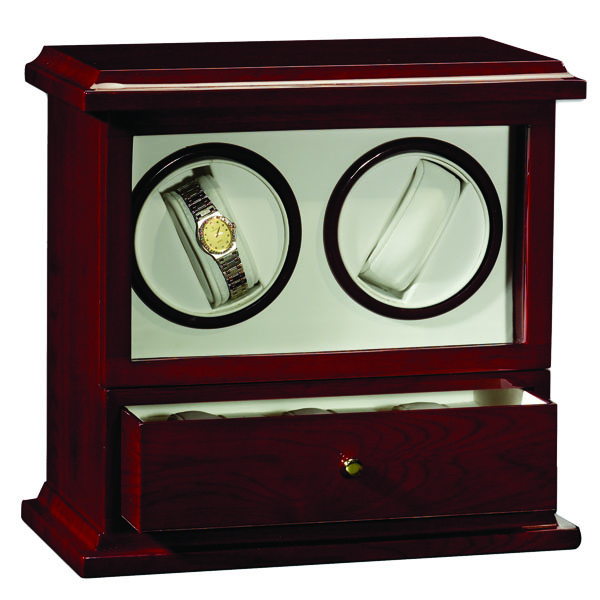 Watch Winder Box - Winds 2 Holds 3 Watches