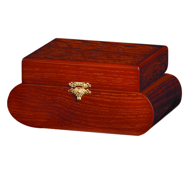 Wood Jewelry Box With A Lush Velvet Interior