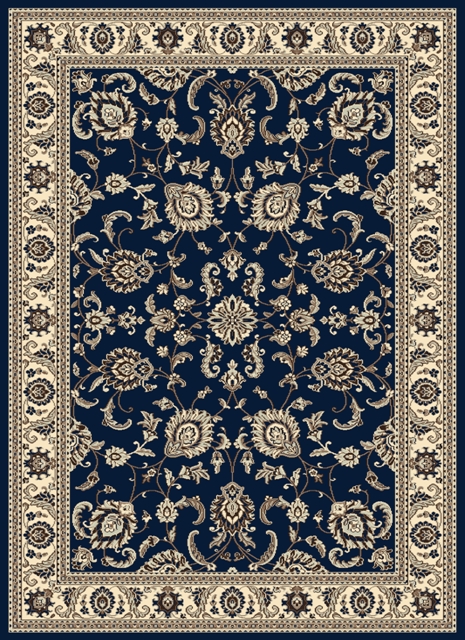 1426-0023-denim Alba Rectangular Denim Blue Traditional Italy Area Rug, 9 Ft. 10 In. W X 12 Ft. 10 In. H