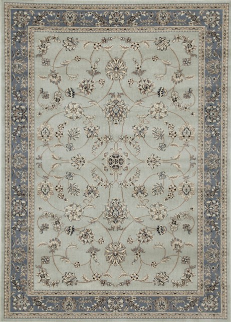 Radici 1596-5011-softmint Alba Rectangular Soft Mint Green Traditional Italy Area Rug, 5 Ft. 5 In. W X 7 Ft. 7 In. H
