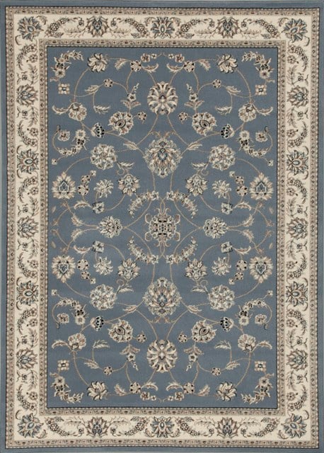 1596-5022-greyblue Alba Rectangular Grey & Blue Traditional Italy Area Rug, 7 Ft. 9 In. W X 11 Ft. H