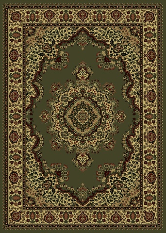 1191-2232-sage Castello Rectangular Sage Green Traditional Italy Area Rug, 7 Ft. 9 In. W X 11 Ft. H