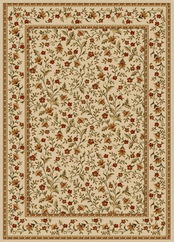 1593-1142-ivory Como Rectangular Ivory Traditional Italy Area Rug, 7 Ft. 9 In. W X 11 Ft. H