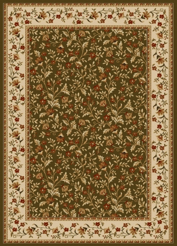 1593-1152-sage Como Rectangular Sage Green Traditional Italy Area Rug, 7 Ft. 9 In. W X 11 Ft. H