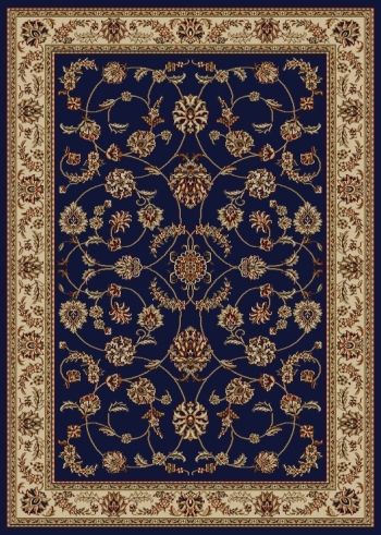 1596-1353-navy Como Rectangular Navy Blue Traditional Italy Area Rug, 9 Ft. 10 In. W X 12 Ft. 10 In. H