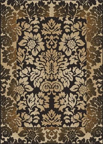 1717-1332-chocolate Como Rectangular Chocolate Brown Transitional Italy Area Rug, 7 Ft. 9 In. W X 11 Ft. H