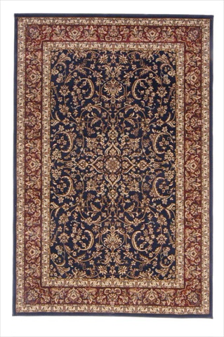 1318-1542-navy Noble Rectangular Navy Traditional Italy Area Rug, 7 Ft. 9 In. W X 11 Ft. 6 In. H