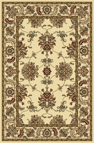 1330-1213-ivory Noble Rectangular Ivory Traditional Italy Area Rug, 7 Ft. 9 In. W X 11 Ft. 6 In. H
