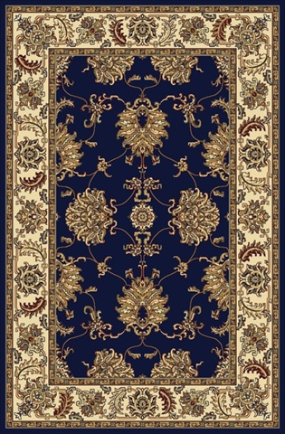1330-1245-navy Noble Rectangular Navy Blue Traditional Italy Area Rug, 9 Ft. 10 In. W X 12 Ft. 10 In. H