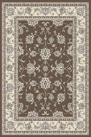 1780-0012-brown Pisa Rectangular Brown Traditional Turkey Area Rug, 7 Ft. 10 In. W X 10 Ft. 6 In. H