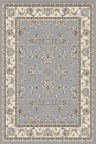 1780-0032-grey Pisa Rectangular Grey Traditional Turkey Area Rug, 7 Ft. 10 In. W X 10 Ft. 6 In. H