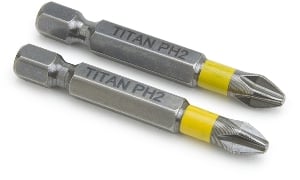 UPC 802090162107 product image for Titan 16210 2 Pieces 2 in. No.2 Phillips Power Bits - Pack Of 20 | upcitemdb.com