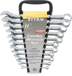 UPC 802090173110 product image for Titan 17311 11 Pieces Polished Sae Combo Wrench Set - Pack Of 6 | upcitemdb.com