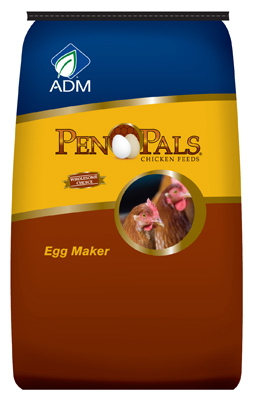 70010aaa26 25 Lbs. Pen Pals 25 L Chicken Egg Maker Non-medicated Feed Pellet