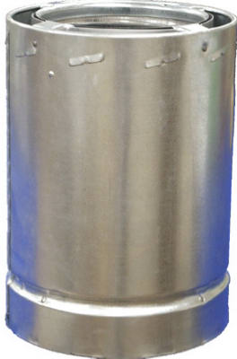 6s3 6 In. X 3 Ft. All Fuel Triple Wall Chimney Pipe