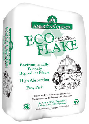6.0 Eco Flake 3.0 Cu. Ft. Compressed 6.0 Cu. Ft. Expanded Eco Flake Pine Shavings Bedding
