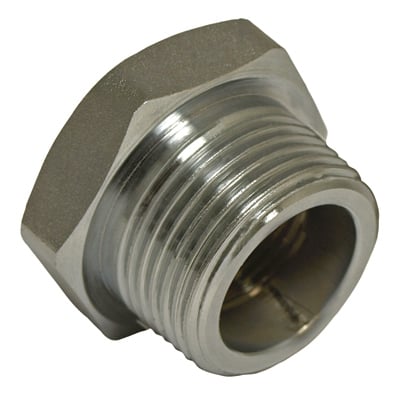 99000270 0.75 In. Female X 1 In. Male Head Fuel Nozzle Hex Reducer Bushing