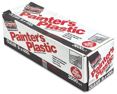 626260 9 X 400 Ft. 0.35 Mil, High Density Professional Painters Plastic Film