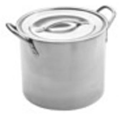 06182 16 Quart Brushed Stainless Steel Stock Pot