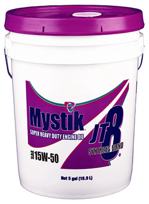 663004002004 Mystik Jt-8 Shd 15w50 Synthetic Blend Motor Oil - 5 Gallon