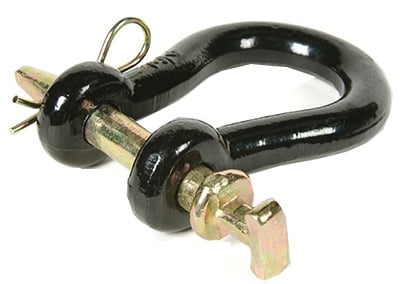24018 1 In. Straight Clevis - Black