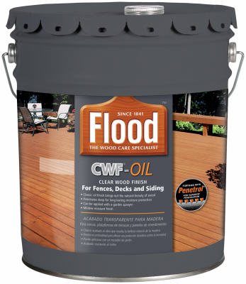 Fld447-05 5 Gallon, Clear Wood Finish Oil Exterior