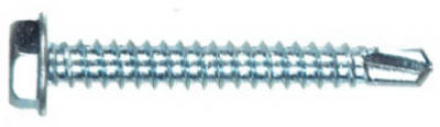 560318 100 Pack Hex Washer Head Self Drilling Screw - 8 X 1 In.