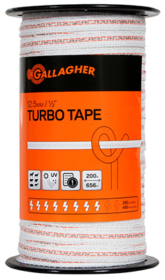 G62354 0.5 X 656 Ft. Ultra White Turbo Tape