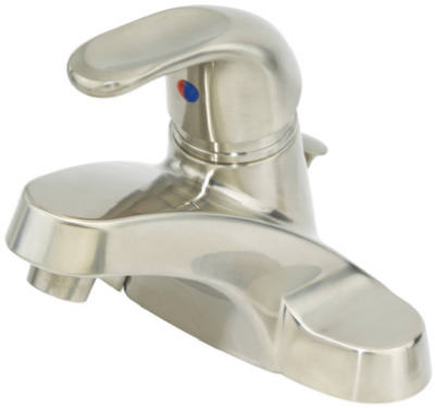 Single Lever Handle Lavatory Faucet, Brushed Nickel