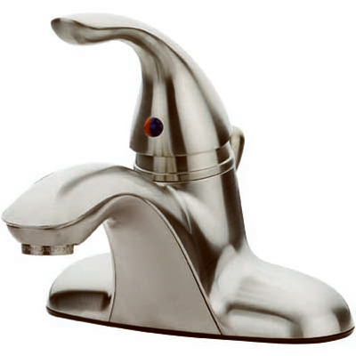 116892 Baypointe Nickel Finish Single Lever Handle Lavatory Faucet