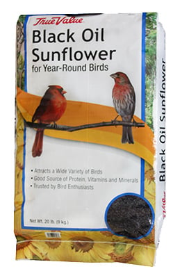 B200020 20 Lbs. Black Oil Sunflower Bird Food