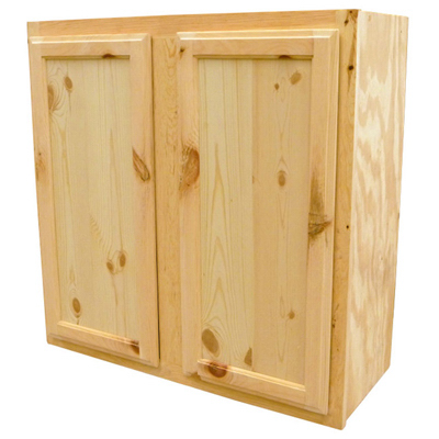 W3015-pfp 30 X 15 In. Pine Wall Cabinet