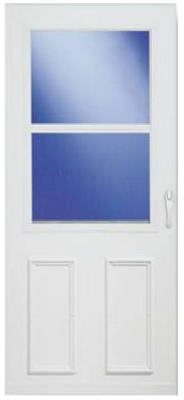 83046031 32 X 81 In. White Traditional Storm Door