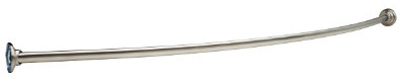 T211-5ss 5 Ft. Stainless Steel - 1 In. Od, Curved Shower Rod With Brackets