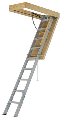 Aee2510 Pinnacle Series 25.5 In. Aluminum Attic Ladder