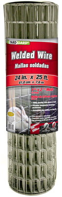 Midwest Air 309320a 24 In. X 25 Ft. 2 In. X 1 In. Mesh Galvanized Welded Wire